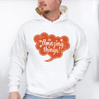 Do Amazing Things Orange Design - Quotes Unisex Crewneck T-Shirt Sweatshirt Hoodie