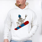 Skeleton Snowboard Design - Skeleton Unisex Crewneck T-Shirt Sweatshirt Hoodie