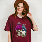 Skeleton Winter Hot Chocolate Design - Skeleton Unisex Crewneck T-Shirt Sweatshirt Hoodie