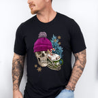 Skeleton Winter Hot Chocolate Design - Skeleton Unisex Crewneck T-Shirt Sweatshirt Hoodie