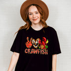 Crawfish Leopard Design - Crawfish Unisex Crewneck T-Shirt Sweatshirt Hoodie