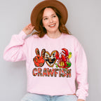 Crawfish Leopard Design - Crawfish Unisex Crewneck T-Shirt Sweatshirt Hoodie
