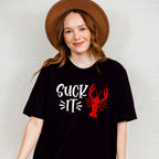 Suck It Crawfish Design - Crawfish Unisex Crewneck T-Shirt Sweatshirt Hoodie
