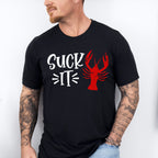Suck It Crawfish Design - Crawfish Unisex Crewneck T-Shirt Sweatshirt Hoodie