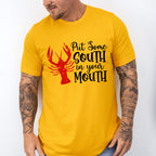 Put Some South In Your Mouth - Crawfish Unisex Crewneck T-Shirt Sweatshirt Hoodie