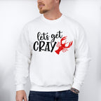 Let's Get Cray Crawfish - Crawfish Unisex Crewneck T-Shirt Sweatshirt Hoodie