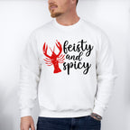 Feisty And Spicy - Crawfish Unisex Crewneck T-Shirt Sweatshirt Hoodie