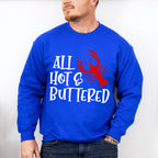 All Hot And Buttered - Crawfish Unisex Crewneck T-Shirt Sweatshirt Hoodie