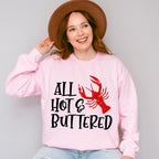 All Hot And Buttered - Crawfish Unisex Crewneck T-Shirt Sweatshirt Hoodie