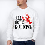 All Hot And Buttered - Crawfish Unisex Crewneck T-Shirt Sweatshirt Hoodie