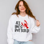 All Hot And Buttered - Crawfish Unisex Crewneck T-Shirt Sweatshirt Hoodie