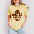 Coffee Lovers Club Smiley Design - Coffee Unisex Crewneck T-Shirt Sweatshirt Hoodie