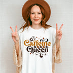 Caffeine Queen Coffee Beans Design - Coffee Unisex Crewneck T-Shirt Sweatshirt Hoodie
