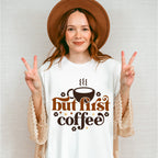 But First Coffee Coffee Design - Coffee Unisex Crewneck T-Shirt Sweatshirt Hoodie