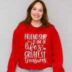 Friendship Is One Of Life's Greatest Treasures - BFF Unisex Crewneck T-Shirt Sweatshirt Hoodie