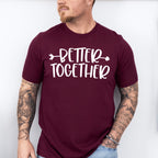 Better Together Arrow Heart Design - BFF Unisex Crewneck T-Shirt Sweatshirt Hoodie
