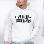 Better Together Arrow Heart Design - BFF Unisex Crewneck T-Shirt Sweatshirt Hoodie