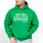 Besties Forever Heart Design - BFF Unisex Crewneck T-Shirt Sweatshirt Hoodie