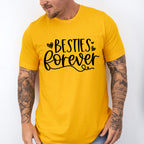 Besties Forever Heart Design - BFF Unisex Crewneck T-Shirt Sweatshirt Hoodie