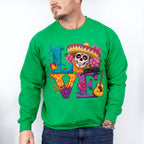 LOVE Design - Day Of The Dead Unisex Crewneck T-Shirt Sweatshirt Hoodie