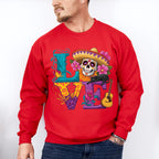LOVE Design - Day Of The Dead Unisex Crewneck T-Shirt Sweatshirt Hoodie