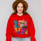 LOVE Design - Day Of The Dead Unisex Crewneck T-Shirt Sweatshirt Hoodie
