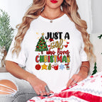 Just a Girl Who Loves Christmas - Christmas Unisex Crewneck T-Shirt Sweatshirt Hoodie