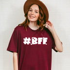 BFF Heart Design - BFF Unisex Crewneck T-Shirt Sweatshirt Hoodie