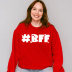 BFF Heart Design - BFF Unisex Crewneck T-Shirt Sweatshirt Hoodie