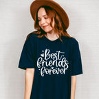 Best Friends Forever Heart Design - BFF Unisex Crewneck T-Shirt Sweatshirt Hoodie
