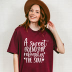 A Sweet Friendship Refreshes The Soul - BFF Unisex Crewneck T-Shirt Sweatshirt Hoodie