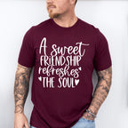 A Sweet Friendship Refreshes The Soul - BFF Unisex Crewneck T-Shirt Sweatshirt Hoodie