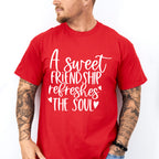 A Sweet Friendship Refreshes The Soul - BFF Unisex Crewneck T-Shirt Sweatshirt Hoodie