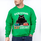 Personal Cat Servant - Cats Unisex Crewneck T-Shirt Sweatshirt Hoodie
