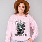 I'm Fine Everything Is Fine - Cats Unisex Crewneck T-Shirt Sweatshirt Hoodie