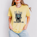 I'm Fine Everything Is Fine - Cats Unisex Crewneck T-Shirt Sweatshirt Hoodie