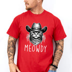 Meowdy Cowboy Cat - Cats Unisex Crewneck T-Shirt Sweatshirt Hoodie