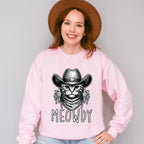 Meowdy Cowboy Cat - Cats Unisex Crewneck T-Shirt Sweatshirt Hoodie