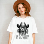 Meowdy Cowboy Cat - Cats Unisex Crewneck T-Shirt Sweatshirt Hoodie