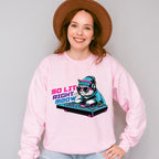 So Lit Right Meow DJ Cat Design - Cats Unisex Crewneck T-Shirt Sweatshirt Hoodie
