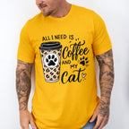 All I Need Is Coffee And My Cat - Cats Unisex Crewneck T-Shirt Sweatshirt Hoodie