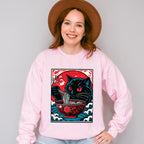 Cat Eating Ramen - Cats Unisex Crewneck T-Shirt Sweatshirt Hoodie