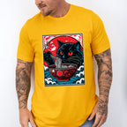Cat Eating Ramen - Cats Unisex Crewneck T-Shirt Sweatshirt Hoodie