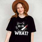 What Black Knife Cat - Cats Unisex Crewneck T-Shirt Sweatshirt Hoodie