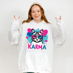 Karma Heart Glasses Cat Design - Cats Unisex Crewneck T-Shirt Sweatshirt Hoodie