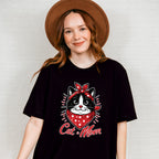 Cat And Mom Red Design - Cats Unisex Crewneck T-Shirt Sweatshirt Hoodie