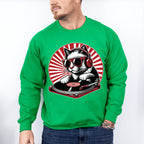 Cat DJ Turntable Design - Cats Unisex Crewneck T-Shirt Sweatshirt Hoodie