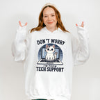 Don't Worry I'm From Tech Support - Cats Unisex Crewneck T-Shirt Sweatshirt Hoodie