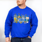 Cups Design - Hanukkah Unisex Crewneck T-Shirt Sweatshirt Hoodie