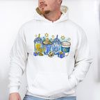 Cups Design - Hanukkah Unisex Crewneck T-Shirt Sweatshirt Hoodie